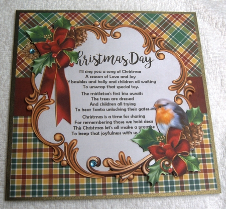 Christmas Poem 8x8 Mini Card Kit 3 by Margaret Scott