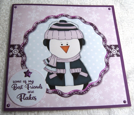 Penguin 8x8 Mini Card Kit by Margaret Scott
