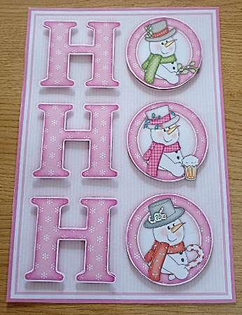 Ho Ho Ho Pink Mini Kit by Margaret Scott