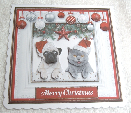 From one pawn to another christmas Card Topper Kit 1533 by Margaret Scott