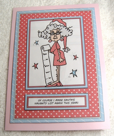 Stella - Of Course I Made Santas Naughty List Again This Year by Margaret Scott