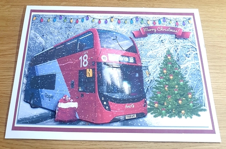 CHRISTMAS BUS 1 by Margaret Scott