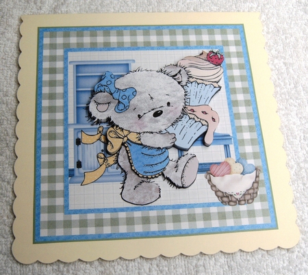 Cup cake bear by Margaret Scott