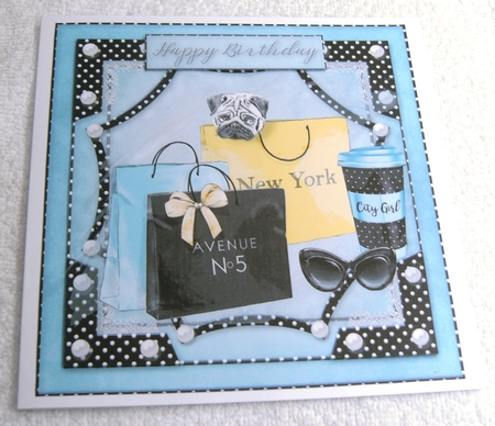 Happy Birthday thank you with love Quick card  by Margaret Scott