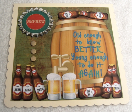 Male relations beer themed toppers/tags can be used with cup950611_659 by Margaret Scott