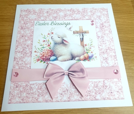Glitter Frames & Bows Easter Morn by Margaret Scott