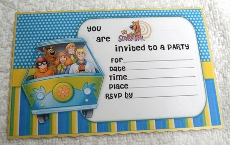 Scooby Doo Invites 2 by Margaret Scott