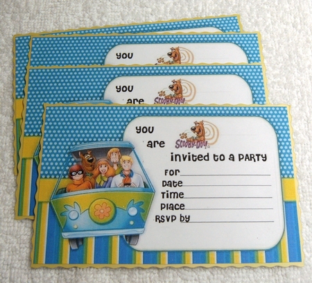 Scooby Doo Invites 2 by Margaret Scott