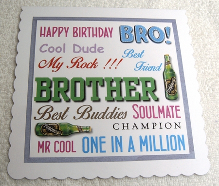 Happy Birthday Brother by Margaret Scott