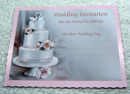 Wedding Day Invitations  by Margaret Scott