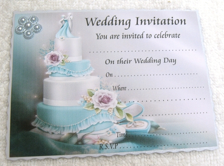 Wedding Invitation 1 by Margaret Scott