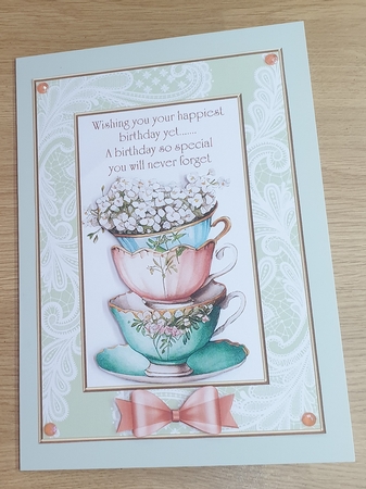 A5 Lace Frames Set 2 (Floral Family Color Palette) by Margaret Scott