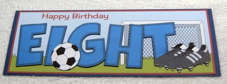 Football Boots & Football EIGHT large dl by Margaret Scott