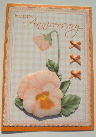 Pretty Pansy Anniversary by Margaret Scott