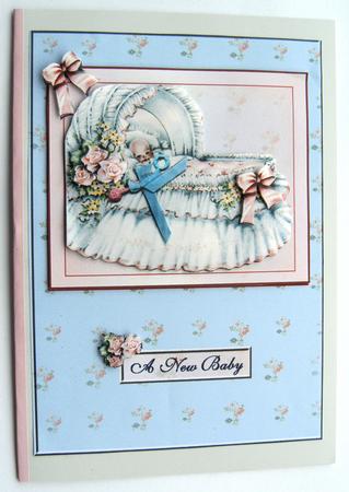 Floral Baby Crib by Margaret Scott