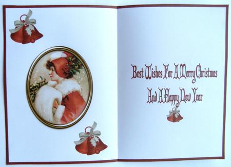 Vintage Christmas Insert1 by Margaret Scott