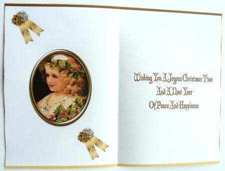 Christmas Angelic Insert 2 by Margaret Scott