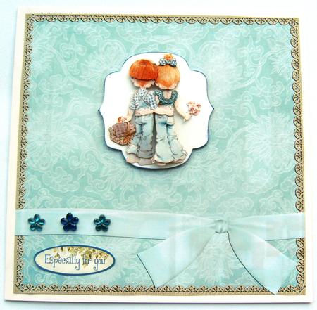 Satin Jacquard Card Fronts & Text Plates by Margaret Scott