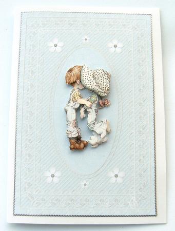 Butterfly Lace Frames/card Fronts 4 by Margaret Scott