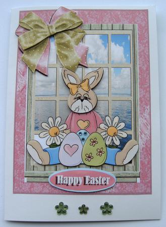 In My Window Bunny on the Loose Easter Birthday by Margaret Scott
