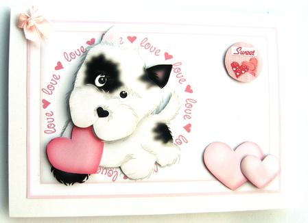 A Post Card for My Love by Margaret Scott
