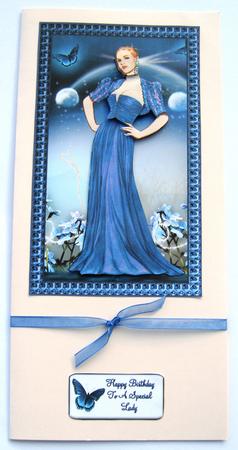 Lady in Blue by Margaret Scott