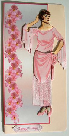 Vintage Fashion Large Dl with Decoupage by Margaret Scott