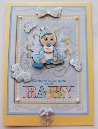 Misty Blue Baby Boy by Margaret Scott