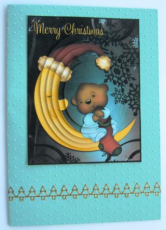 Christmas Bear Topper by Margaret Scott