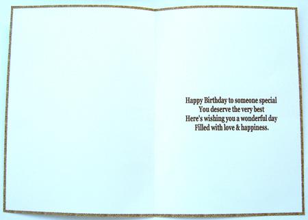 A Birthday Cardmaking Insert 3 by Margaret Scott