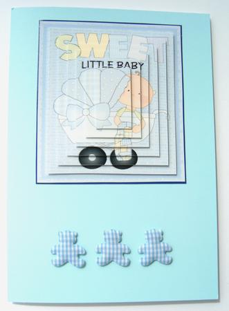 Sweet Little Baby Boy Pyramid by Margaret Scott