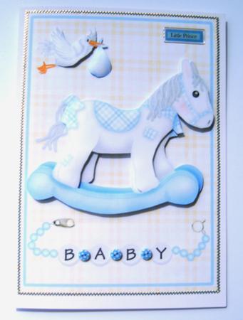 Rocking Horse for Baby Boy by Margaret Scott
