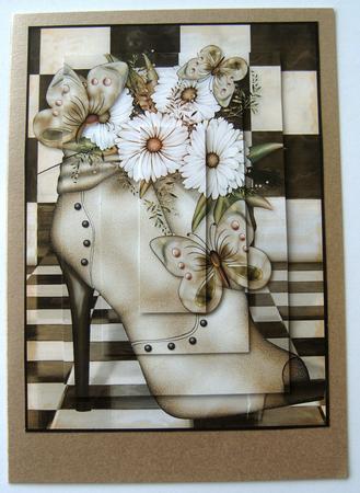 Flowerheads Over Heel Pyramid by Margaret Scott