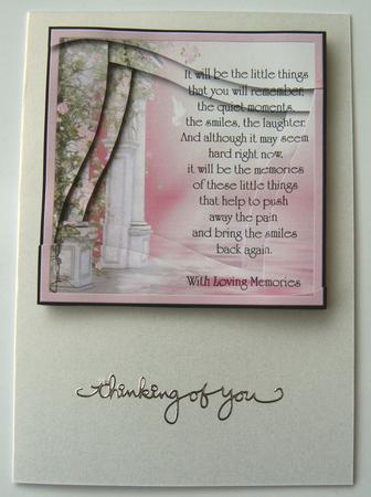 Loving Memories Wavy Spiral Corner Stacker by Margaret Scott