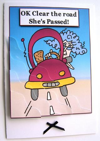 Stella Passed Her Test Side Stacker by Margaret Scott