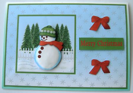 Snowman with Trees by Margaret Scott