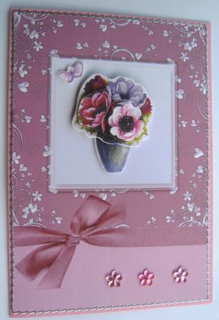 Luxurious A5 Card Fronts with Bow by Margaret Scott
