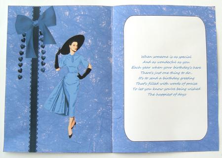 Lady Love in Blue Insert by Margaret Scott