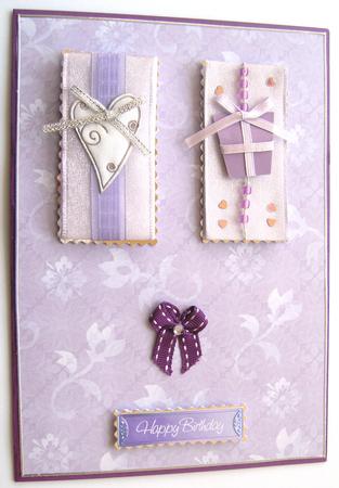 Lilac and Blush Pink Floral and Lace Backgrounds by Margaret Scott