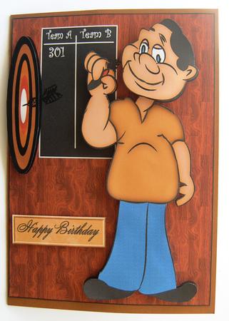 Dartboart Dan by Margaret Scott