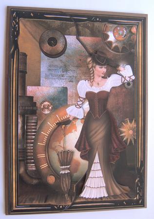 Steam Envelope Card by Margaret Scott