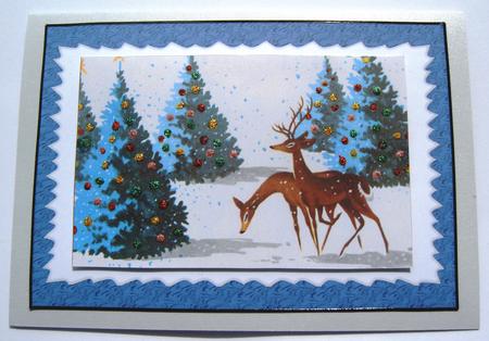 Christmas Stamp by Margaret Scott