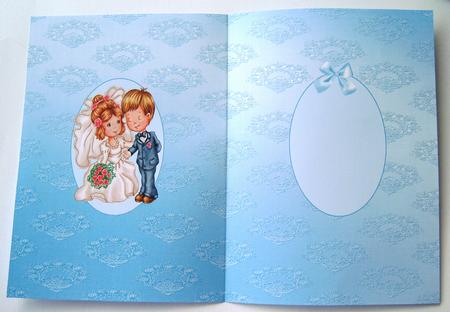 The Whimsical Wedding Blue Insert by Margaret Scott