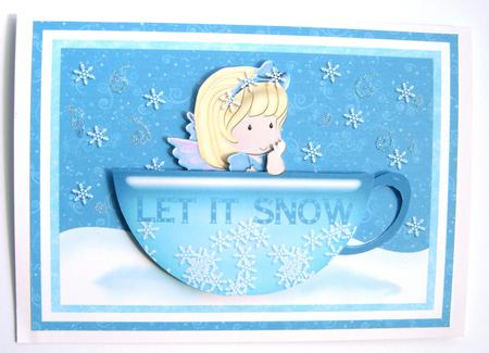 Snow Fairy Topper and Decoupage by Margaret Scott
