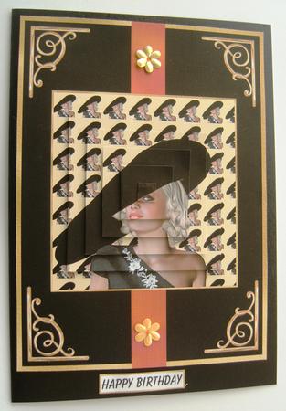 Big Black Hat Pyramage by Margaret Scott