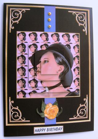 Little Black Hat Pyramage by Margaret Scott