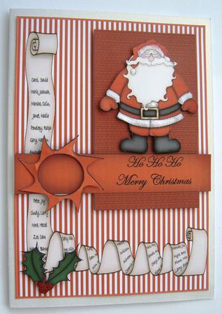 Red and White Santa Delight by Margaret Scott