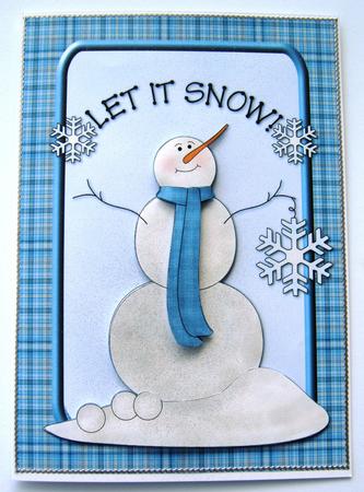 Let It Snow! Quick Card by Margaret Scott