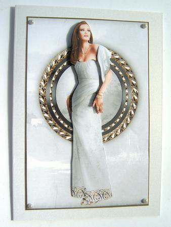 Art Deco Lady Pearl (white) by Margaret Scott