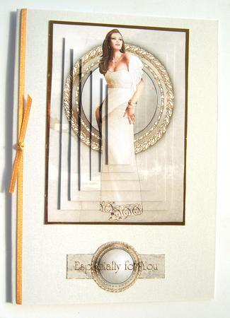 Art Deco Lady Pearl (cream) Pyramid by Margaret Scott